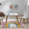 Kindermöbel-Set 3er Set Pinie Nachbildung weiß B/H/T: ca. 55x43x55 cm – Bild 5