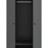 Kleiderschrank DARWIN anthrazit B/H/T: ca. 80x176x51 cm – Bild 4