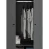Kleiderschrank DARWIN anthrazit B/H/T: ca. 80x176x51 cm – Bild 5