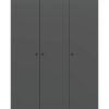 Kleiderschrank DARWIN anthrazit B/H/T: ca. 120x176x51 cm – Bild 4