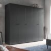 Kleiderschrank DARWIN anthrazit B/H/T: ca. 200x176x51 cm – Bild 2