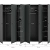 Kleiderschrank DARWIN anthrazit B/H/T: ca. 240x176x51 cm – Bild 4