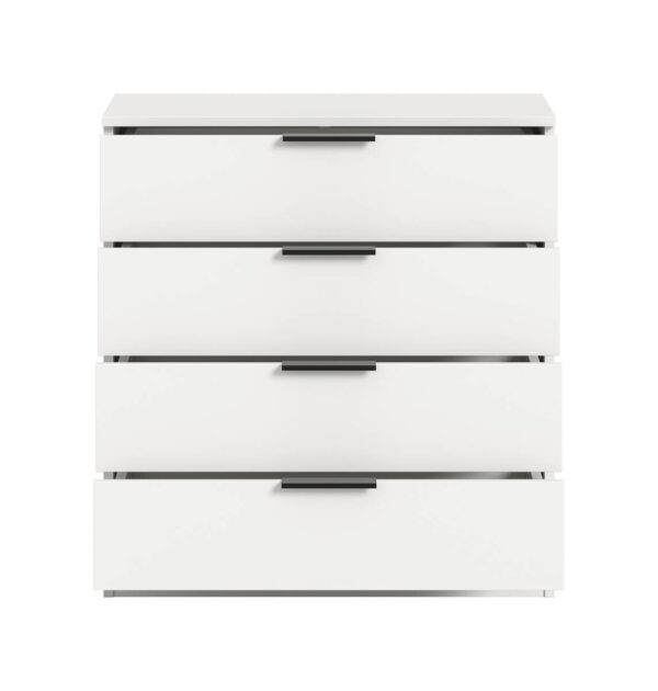 Kommode KOPENHAGEN weiß B/H/T: ca. 74x80x35 cm – Bild 5