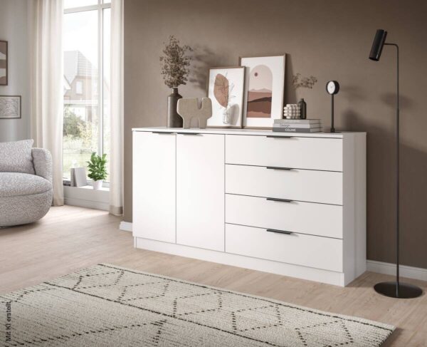 Kommode KOPENHAGEN weiß B/H/T: ca. 148x80x35 cm – Bild 2