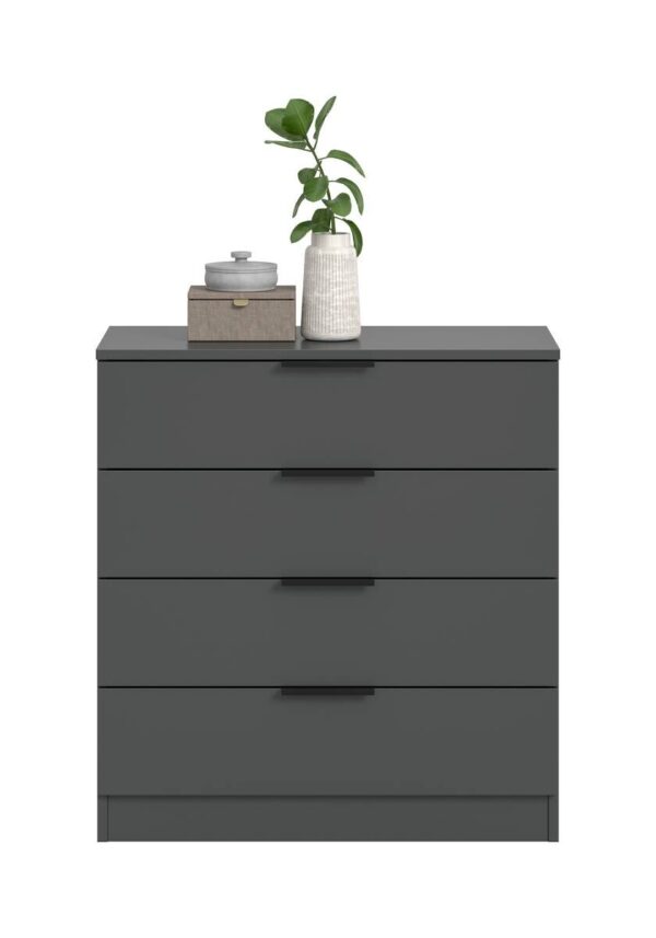 Kommode KOPENHAGEN anthrazit B/H/T: ca. 74x79x35 cm – Bild 4