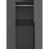 Kleiderschrank KOPENHAGEN anthrazit B/H/T: ca. 80x181x52 cm – Bild 5