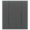 Kleiderschrank KOPENHAGEN anthrazit B/H/T: ca. 160x181x52 cm – Bild 5