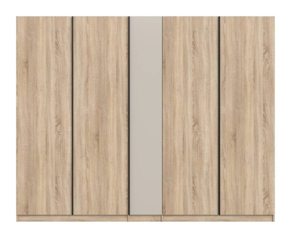 Kleiderschrank OAKLAND Eiche Sonoma Nachbildung Cashmere B/H/T: ca. 230x183x53 cm – Bild 3