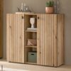 Schuhkommode STATION Evoke Oak Nachbildung B/H/T: ca. 106x96x37 cm – Bild 2
