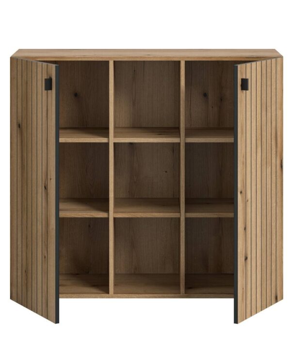Schuhkommode STATION Evoke Oak Nachbildung B/H/T: ca. 106x96x37 cm – Bild 4