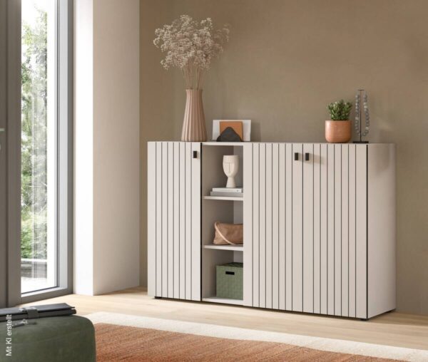 Schuhkommode STATION Cashmere B/H/T: ca. 150x96x37 cm – Bild 2