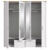 Kleiderschrank VERONA Sibiu Lärche Nachbildung Eiche Artisan Nachbildung B/H/T: ca. 188x200x61 cm – Bild 4