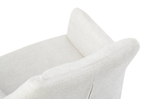 Stuhl BELLA, 2er Set creme Stoff B/H/T: ca. 55x82x62 cm – Bild 5