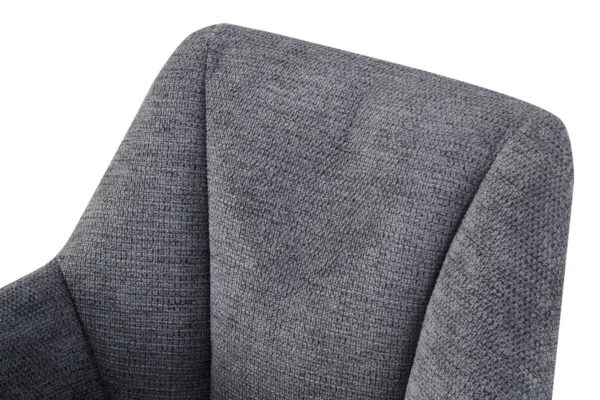 Stuhl BELLA, 2er Set anthrazit Stoff B/H/T: ca. 55x82x62 cm – Bild 3