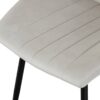 Stuhl CHRISTIN, 2er Set creme Samt B/H/T: ca. 52x58x75 cm – Bild 4