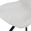 Drehstuhl EMILIA, 2er Set creme Webstoff B/H/T: ca. 52x85x61 cm – Bild 3