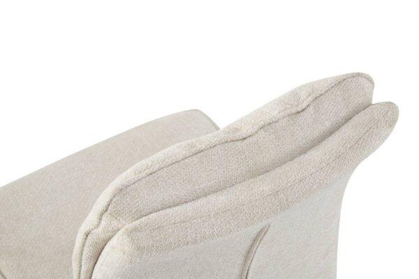 Schwingstuhl FRIEDA, 2er Set creme schwarz B/H/T: ca. 47x94x61 cm – Bild 2