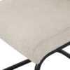 Schwingstuhl FRIEDA, 2er Set creme schwarz B/H/T: ca. 47x94x61 cm – Bild 5