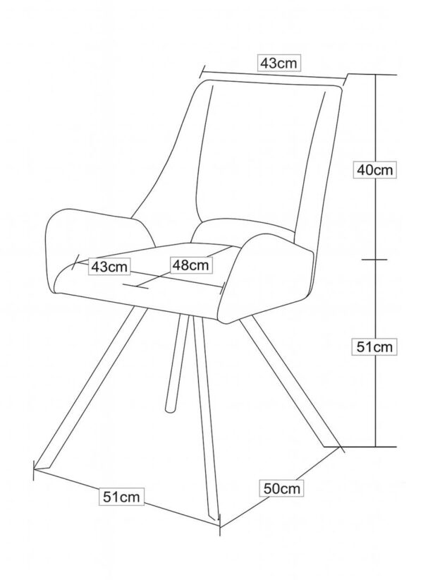 Stuhl HELEN, 2er Set creme Webstoff B/H/T: ca. 56x63x91 cm Stuhl HELEN, 2er Set creme Webstoff B/H/T: ca. 56x63x91 cm – Bild 2