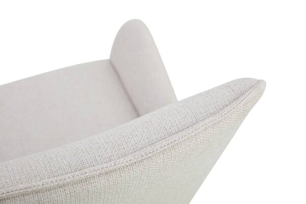 Stuhl HELEN, 2er Set creme Webstoff B/H/T: ca. 56x63x91 cm Stuhl HELEN, 2er Set creme Webstoff B/H/T: ca. 56x63x91 cm – Bild 3