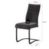 Schwingstuhl LENI, 2er Set anthrazit schwarz B/H/T: ca. 43x98x59 cm Schwingstuhl LENI, 2er Set anthrazit schwarz B/H/T: ca. 43x98x59 cm – Bild 5