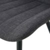Stuhl LOTTA, 2er Set anthrazit Webstoff B/H/T: ca. 53x86x59 cm – Bild 4