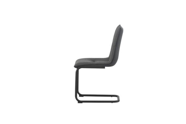 Schwingstuhl SONJA, 2er Set anthrazit Webstoff B/H/T: ca. 46x89x57 cm Schwingstuhl SONJA, 2er Set anthrazit Webstoff B/H/T: ca. 46x89x57 cm – Bild 5