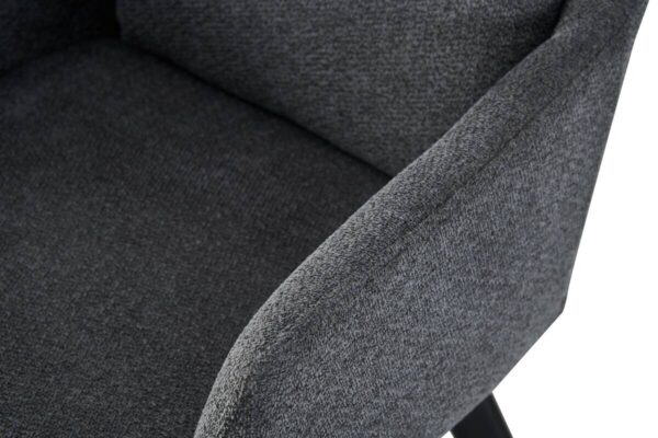 Stuhl SOPHIE, 2er Set anthrazit Stoff B/H/T: ca. 53x87x62 cm – Bild 4