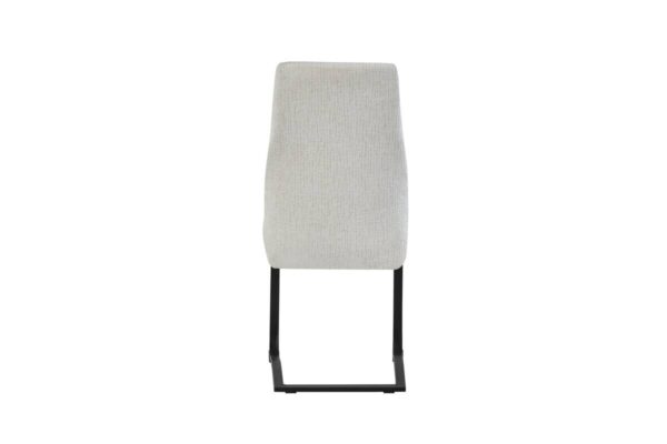 Schwingstuhl TINA, 2er Set creme Webstoff B/H/T: ca. 43x98x59 cm – Bild 4