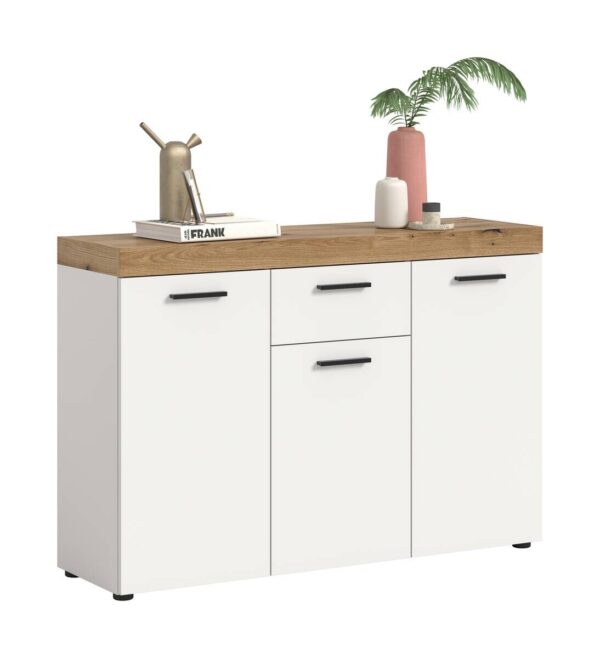 Sideboard Sunset weiß B/H/T: ca. 125x86x37 cm – Bild 3