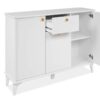 Kommode Izmir weiß Kupfer Nachbildung B/H/T: ca. 120x90x36 cm – Bild 2