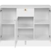 Kommode Izmir weiß Kupfer Nachbildung B/H/T: ca. 120x90x36 cm – Bild 4