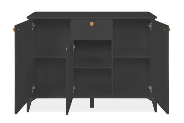 Kommode Izmir anthrazit B/H/T: ca. 120x90x36 cm – Bild 4