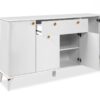 Sideboard Izmir weiß Kupfer B/H/T: ca. 158x90x36 cm – Bild 4
