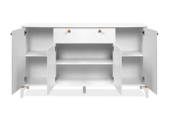 Sideboard Izmir weiß Kupfer B/H/T: ca. 158x90x36 cm – Bild 5