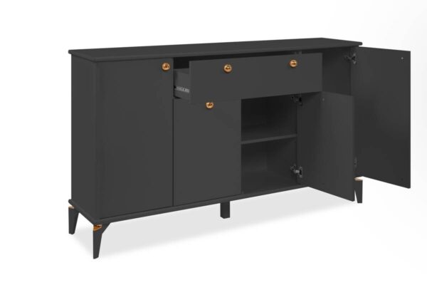 Sideboard Izmir anthrazit B/H/T: ca. 158x90x36 cm – Bild 3