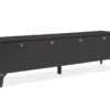 TV-Lowboard Izmir anthrazit Kupfer B/H/T: ca. 180x52x36 cm – Bild 5