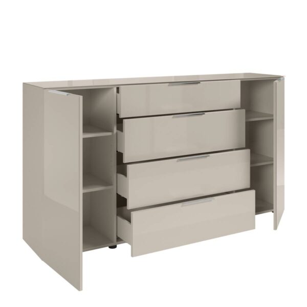 Kommode Santorin Kaschmir Chrom B/H/T: ca. 180x99x40 cm – Bild 4