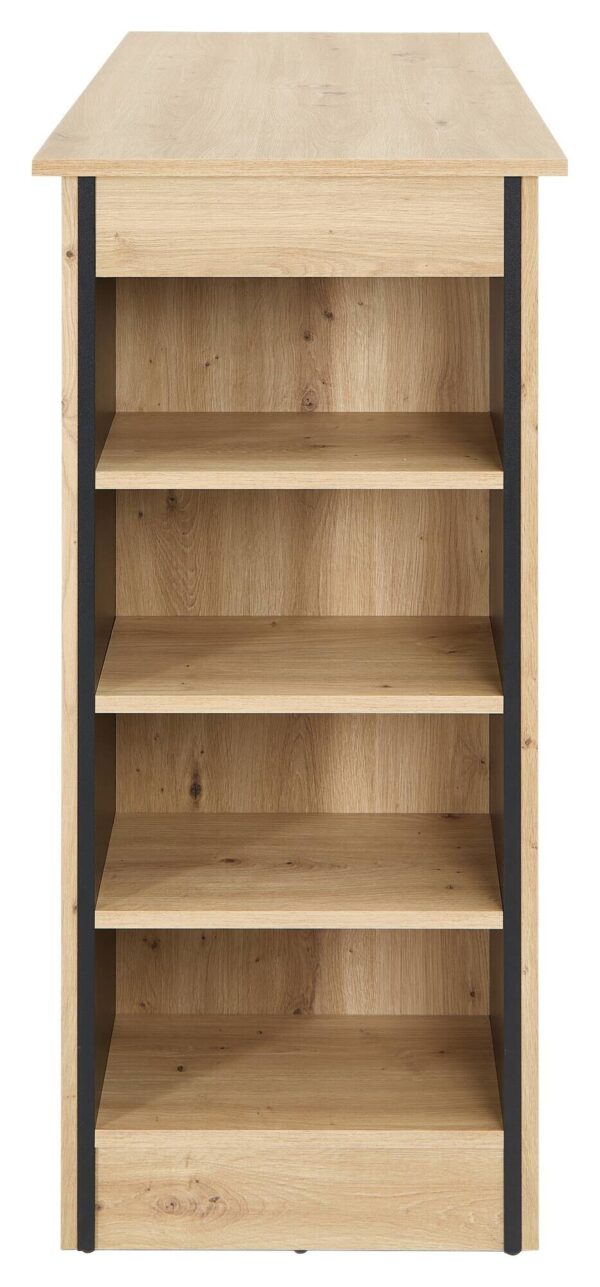 Bartisch Mojito Artisan Oak Nachbildung Melamin B/H/T: ca. 115x103x50 cm – Bild 3