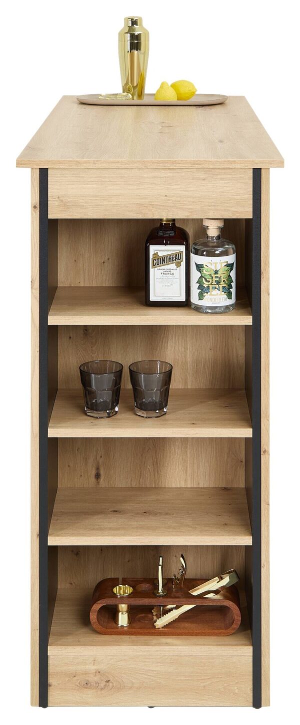 Bartisch Mojito Artisan Oak Nachbildung Melamin B/H/T: ca. 115x103x50 cm – Bild 5