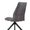 Stuhl Albany grau Microfaser B/H/T: ca. 47x95x62 cm – Bild 2