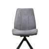 Stuhl Albany grau Microfaser B/H/T: ca. 47x95x62 cm – Bild 4
