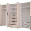 Kleiderschrank Sarino Kaschmir B/H/T: ca. 300x212x57 cm – Bild 5