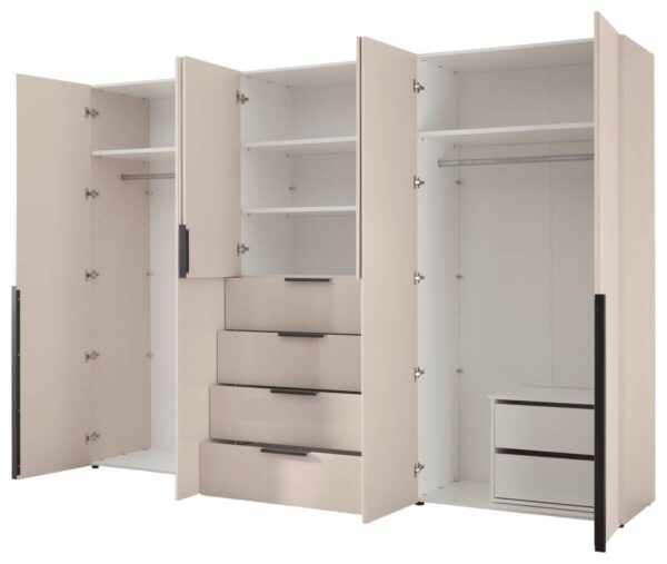 Kleiderschrank Sarino Kaschmir B/H/T: ca. 300x212x57 cm – Bild 5