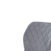 Stuhl Zoe grau Samtoptik B/H/T: ca. 45x85x58 cm – Bild 3