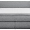 Boxspringbett Madeira Silbergrau Liegefläche B/L: ca. 180x200 cm – Bild 2