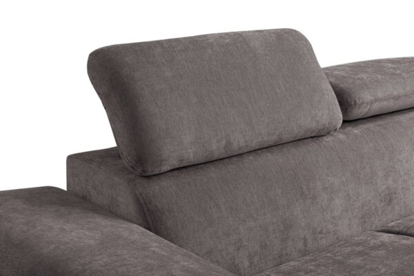 Ecksofa mit Bettfunktion und Bettkasten stone Polyester B/H/T: ca. 284x102x196 cm – Bild 4