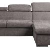 Ecksofa mit Bettfunktion und Bettkasten stone Polyester B/H/T: ca. 284x102x196 cm – Bild 5