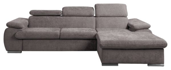 Ecksofa mit Bettfunktion und Bettkasten stone Polyester B/H/T: ca. 284x102x196 cm – Bild 5