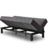 Schlafsofa Radoo grau Polyester B/H/T: ca. 190x86x84 cm – Bild 4